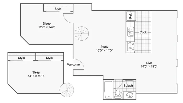 Floorplan Images | ReNew on Stout