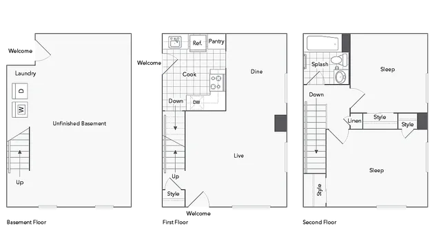 2 Bedroom Townhome