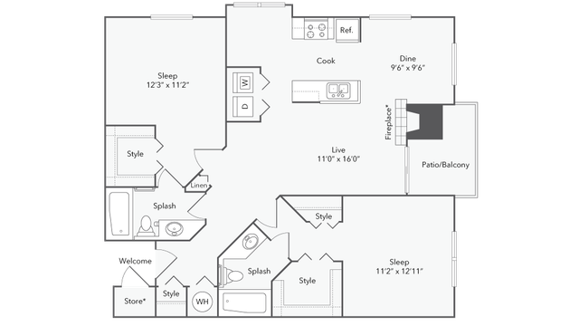 Floorplan Images | ReNew Marina Shores