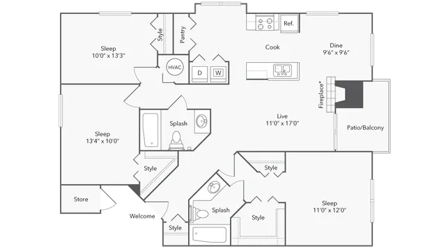 Floorplan Images | ReNew Marina Shores