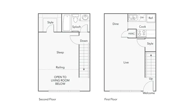 Floorplan Images | Arrive Vinings