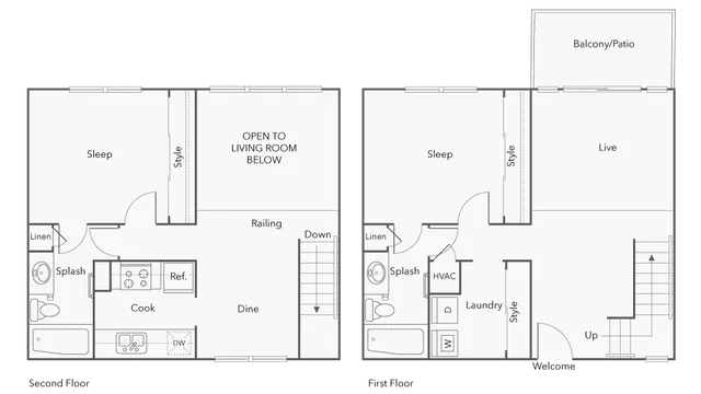 Floorplan Images | Arrive Vinings