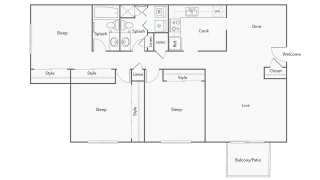 Floorplan Images | Arrive Vinings