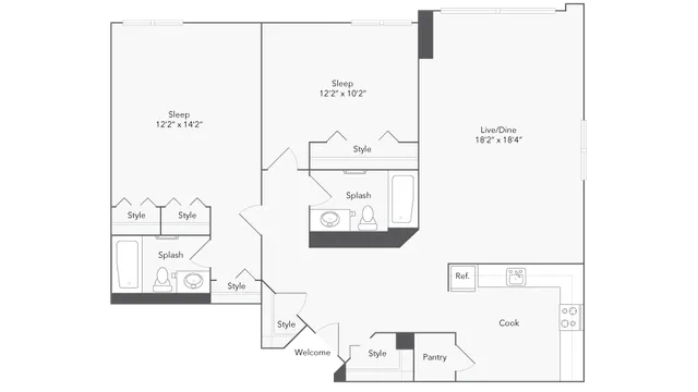 Floorplan Images | Arrive Malden