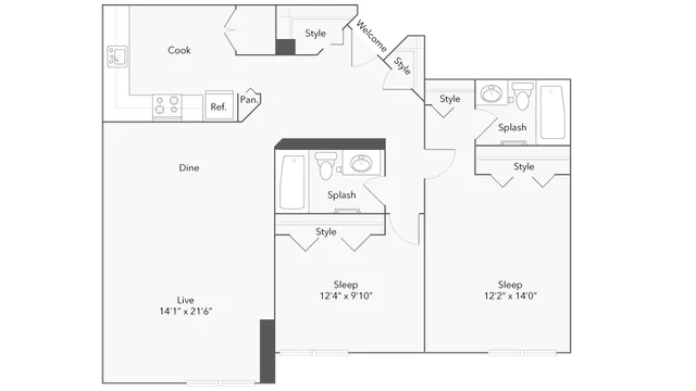 Floorplan Images | Arrive Malden