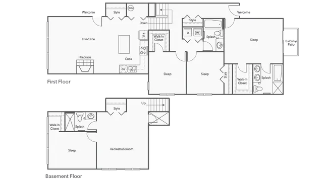 Floorplan Images | North Oak Lofts