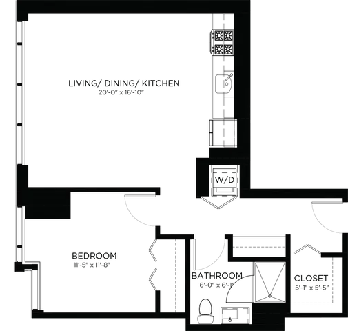 Floorplan Image | North Water Apartments