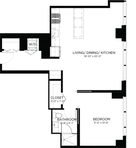 Floorplan Image | North Water Apartments
