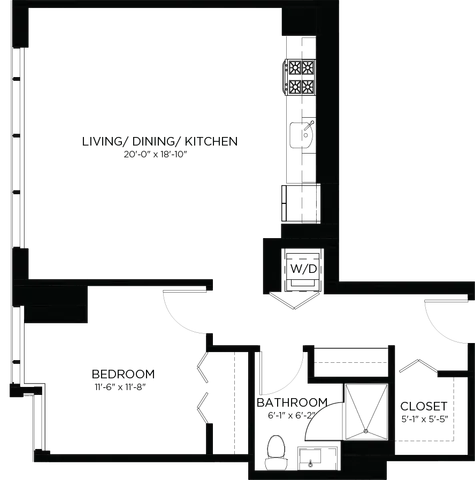 Floorplan Image | North Water Apartments