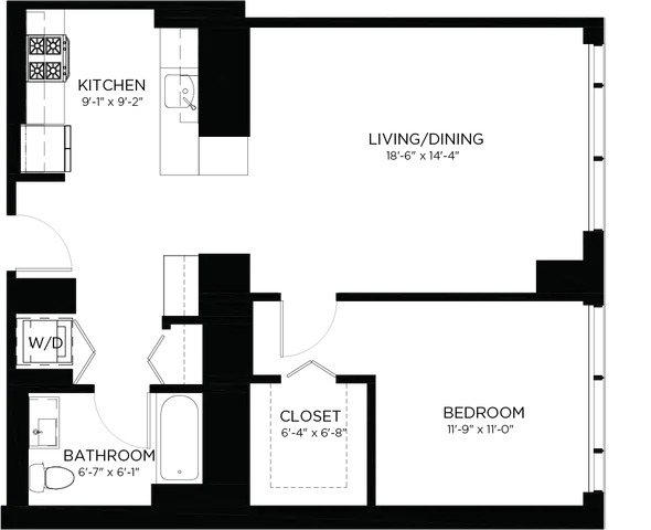 Floorplan Image | North Water Apartments
