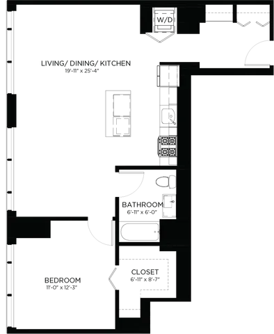 Floorplan Image | North Water Apartments