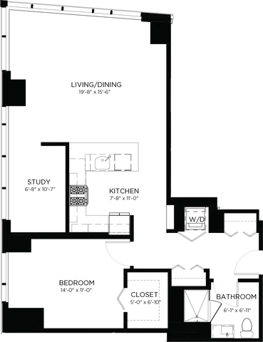 Floorplan Image | North Water Apartments