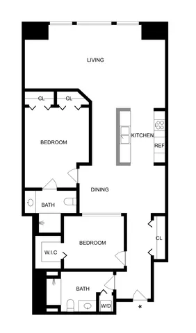 C2 | 2-Bedroom Floorplan