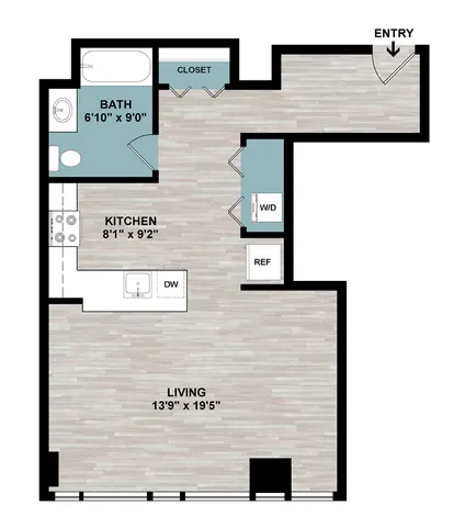 S4 | Studio Floorplan