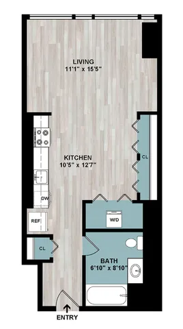 S2 | Studio Floorplan
