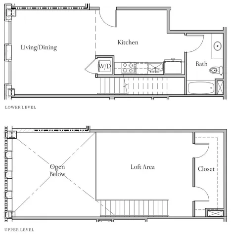 Studio Loft - E Floorplan