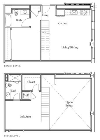 Studio Loft - F Floorplan