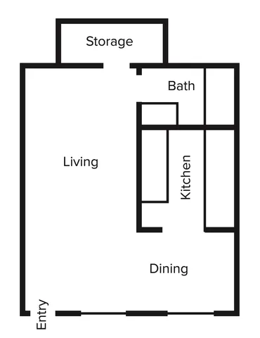 Studio - A Floorplan
