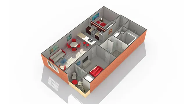 Arrive South Loop Apartment Homes for Rent in Chicago IL 60616 Floor Plan