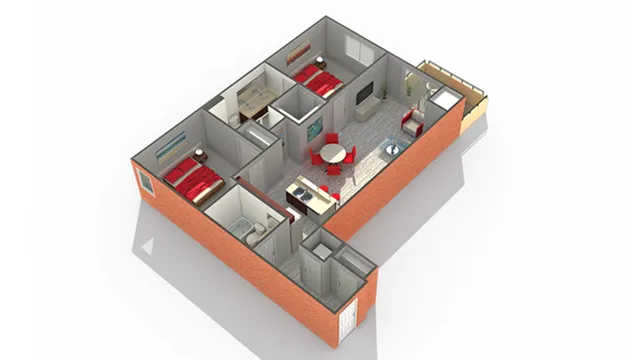 Arrive South Loop Apartment Homes for Rent in Chicago IL 60616 Floor Plan
