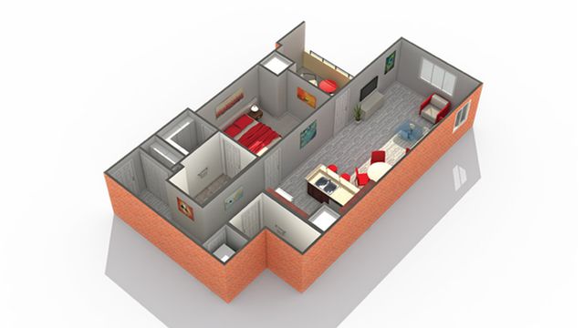Arrive South Loop Apartment Homes for Rent in Chicago IL 60616 Floor Plan
