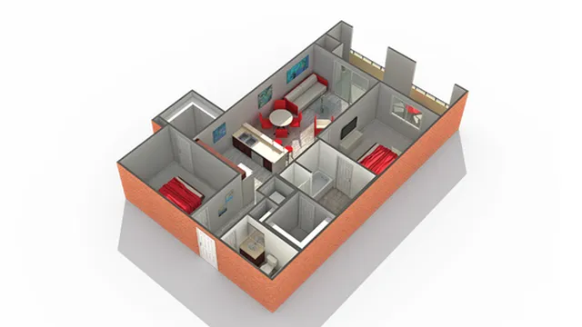 Arrive South Loop Apartment Homes for Rent in Chicago IL 60616 Floor Plan