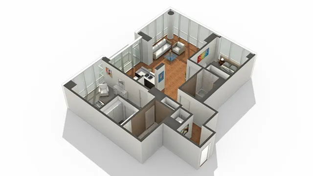 2 Bedroom Floor Plan | Apartments For Rent In South Loop Chicago | Arrive LEX