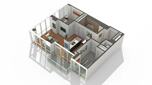 2 Bedroom Floor Plan | Apartments For Rent In South Loop Chicago | Arrive LEX