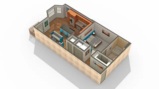 1 BR x 1 BA - A Floorplan | Arrive River Oaks Apartment Homes for Rent in Houston TX 77098