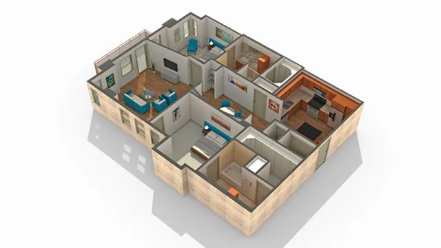 Floor Plan | Arrive River Oaks Apartment Homes for Rent in Houston TX 77098