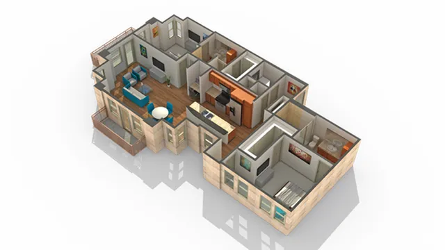 Floor Plan | Arrive River Oaks Apartment Homes for Rent in Houston TX 77098