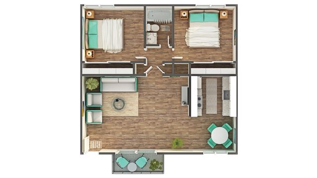 Floor Plan Layout | ReNew Park Viva Apartment Homes for Rent in Fairfield CA 94533