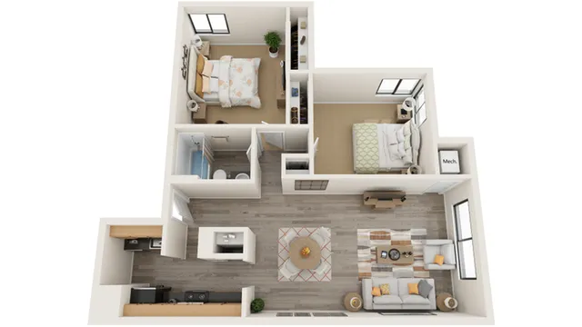 Floor Plan Image | Alexandria VA Apartments | Arrive Alexandria
