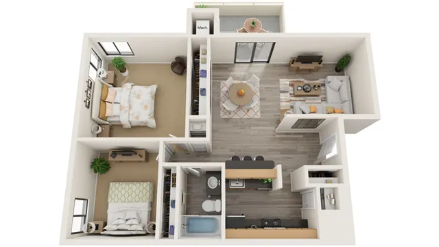 Floor Plan Image | Alexandria VA Apartments | Arrive Alexandria