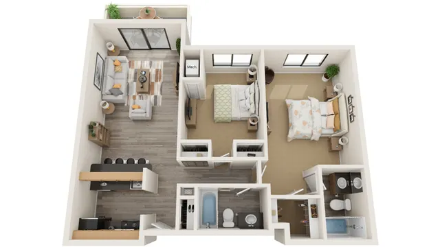 Floor Plan Image | Alexandria VA Apartments | Arrive Alexandria