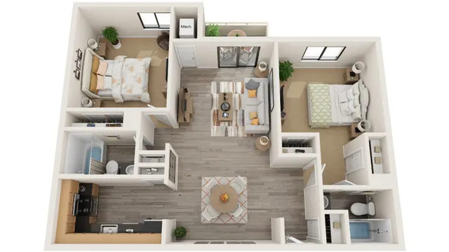 Floor Plan Image | Alexandria VA Apartments | Arrive Alexandria