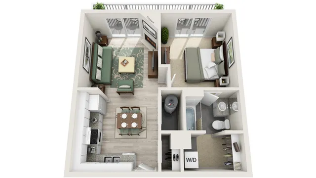 Floor Plan | The Social West Ames Apartment Homes for Rent in Ames IA 50014