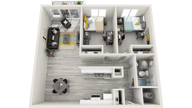 Floor Plan | The Social West Ames Apartment Homes for Rent in Ames IA 50014