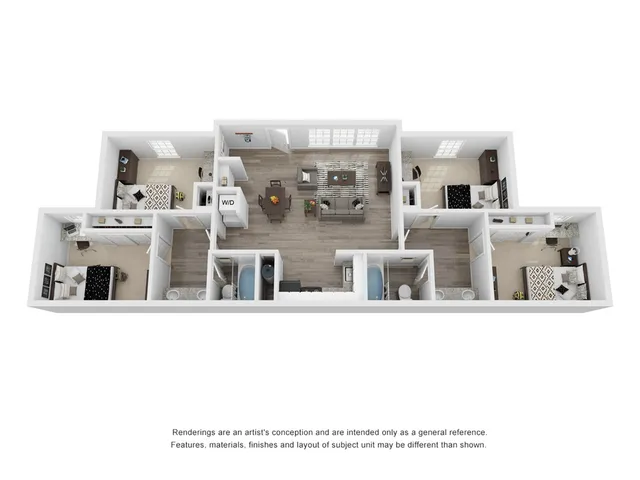 Floor Plan | Mississippi State University Apartments Starkville | The Social Block