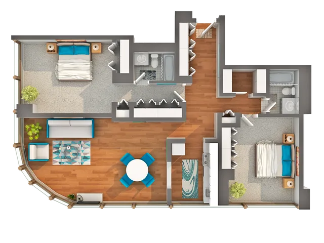 Floor Plan Images | Arrive Streeterville