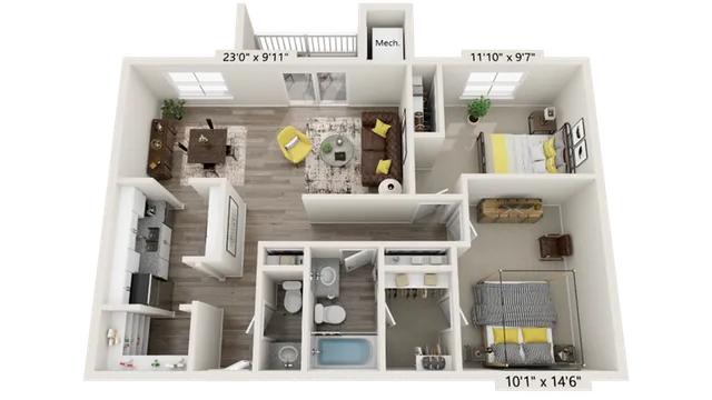 renew woodland ranch floorplan 2g