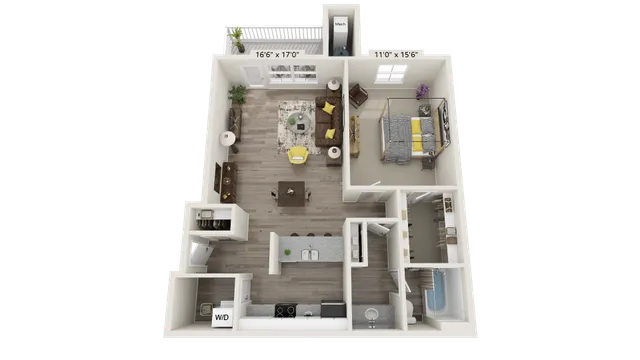 renew woodland ranch floorplan 1b