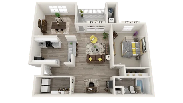 renew woodland ranch floorplan 1d