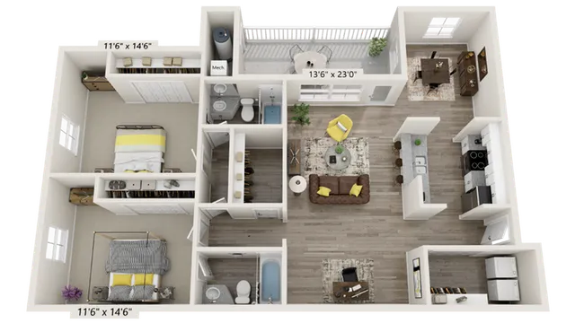 renew woodland ranch floorplan 2d