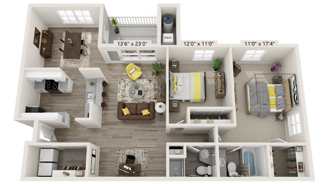 renew woodland ranch floorplan 2e
