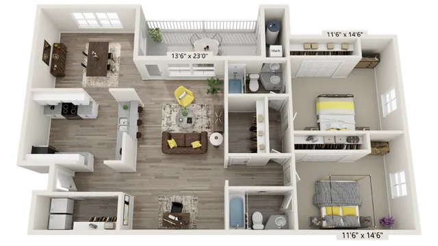 renew woodland ranch floorplan 2f