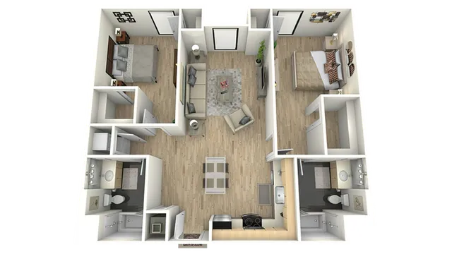 Floorplan Images | Arrive Hollywood