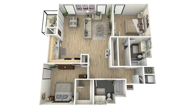 Floorplan Images | Arrive Hollywood