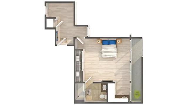 Junior S6 | Studio Floorplan