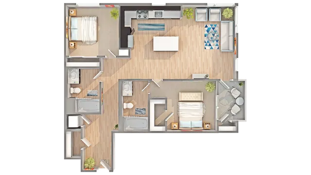 Floorplan Images | Arrive Wakaba